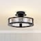 Nuvo Darrow, 13 Inch LED Semi Flush, Matte Black, Acrylic Panels 62/2001 - alternate 4